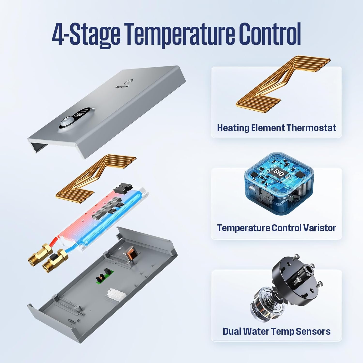 Westinghouse Apolo Tankless Water Heater 27kW with WiFi 6.3 GPM 240V New