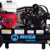 Mega Compressor MP-9010G Air Compressor Twin Tank 10 Gallon 9 HP 150 PSI Gas Honda Engine New